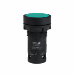 Кнопочный выкл. в сборе плоск., 1 упр. элемент зеленый 2НО 0НЗ 2переключ. IP40 с фиксацией, КЭАЗ