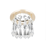 Светильник Gauss Brilliance PT004, Кристалл/Золото, Gu5.3 1/30 СНЯТ