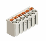 Клеммная колодка 13.4мм 6x1 0.2-2.5мм² 16А 320В Wago