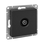 Розетка 1гн ТВ проходная с/у чёрный механизм Эпика EKF (1/10/120) Розетка 1гн ТВ проходная с/у чёрный механизм Эпика EKF (1/10/120)