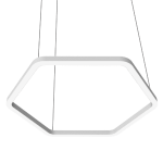 Светодиодный светильник VARTON Enso G 1100х980х40 мм 78 Вт 4000 K подвесной RAL9003 белый матовый с рассеивателем опал Светодиодный светильник VARTON Enso G 1100х980х40 мм 78 Вт 4000 K подвесной RAL9003 белый матовый с рассеивателем опал