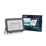Прожектор светодиод 30Вт 6500К 3300Лм черный IP65 СДО Gauss Qplus (1/10)