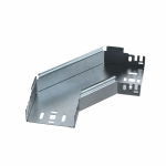 Угол д/листового кабель.лотка 90° горизонтальн. без соединит. разъема нержавеющая сталь серый ПРОМРУКАВ