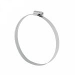 Хомут червячный 110-130/12-0,8мм, нержавеющая сталь W2, (10 шт/уп) REXANT