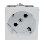 Розетка QUADRO белая 16 A, 250 V AC QS 45X45 (BB) Розетка QUADRO белая 16 A, 250 V AC QS 45X45 (BB)