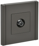 Розетка 1гн ТВ проходная с/у серый FP329 FORTE&PIANO IEK (1/10/100)