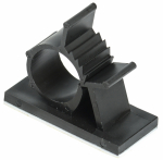 Клипса самоклеящаяся КС-15 черная (24шт/упак) IEK (1/10/200)