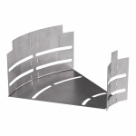 Угол д/листового кабель.лотка регулируемый горизонтальн. без соединит. разъема сталь светло-серый ПРОМРУКАВ Угол д/листового кабель.лотка регулируемый горизонтальн. без соединит. разъема сталь светло-серый ПРОМРУКАВ