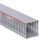 Короб перфорированный, серый RL12 100x100