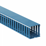 Короб перфорированный, синий RL12 60x60