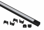 Комплект с накладным анодированным профилем ЭРА 1612B 16х12мм, 2м, черный САВ261 Комплект с накладным анодированным профилем ЭРА 1612B 16х12мм, 2м, черный САВ261