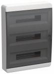 Бокс ЩРН-П-54мод настен пласт бел (дв.прозр) 3 ряда IP41 TEKFOR IEK (1/4) Бокс ЩРН-П-54мод настен пласт бел (дв.прозр) 3 ряда IP41 TEKFOR IEK (1/4)