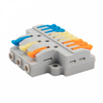 Клемма СМК 3x3 проxодная разветвительная 3 полюса, с монтажной площадкой (1 ввод, 3 вывода на полюс), (4 шт/уп) REXANT