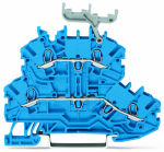 Зажим клеммный проходной 70мм размер ячейки 3.5мм на DIN-рейку 1 уровень сечение провода 1.5мм² 13.5А 500В термопласт Wago
