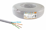 Кабель витая пара народный U/UTP Cat 5e 4х2х24AWG CCA (100м) PVC, серый Кабель витая пара народный U/UTP Cat 5e 4х2х24AWG CCA (100м) PVC, серый