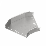 Угол д/листового кабель.лотка 45° горизонтальн. без соединит. разъема сталь оцинкованное ПРОМРУКАВ