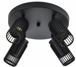 Светильник 4209 потолочный 4хGU10 черный IEK Светильник 4209 потолочный 4хGU10 черный IEK