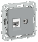 FLITE Роз. 2-я RJ45/TV кат.5Е UTP РКТВ5е-2-0-ФлС сер. IEK FLITE Роз. 2-я RJ45/TV кат.5Е UTP РКТВ5е-2-0-ФлС сер. IEK