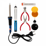 Набор для пайки №13 (паяльник 30Вт, подставка, канифоль, припой, бокорезы, тонкогубцы) REXANT (1/1/40) Набор для пайки №13 (паяльник 30Вт, подставка, канифоль, припой, бокорезы, тонкогубцы) REXANT (1/1/40)