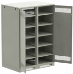 ITK LINEA B Шкаф (пустой) 2000х1400мм дверь двуст. мет. сер.