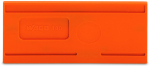 Разделитель, защелкивающ-ся 2мм цвет оранжевый Wago