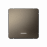 ARTGALLERY 1-клавишный ВЫКЛЮЧАТЕЛЬ КНОПОЧНЫЙ с подсв., 10А, механизм, МОККО