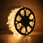 Гирлянда «LED Клип-лайт» 12 V, прозрачный ПВХ, 150 мм, цвет диодов теплый белый