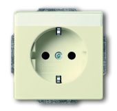 Розетка SCHUKO 16А 250В с полем для надписи, серия solo/future, цвет savanne/слоновая кость Розетка SCHUKO 16А 250В с полем для надписи, серия solo/future, цвет savanne/слоновая кость