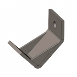 Опора неподвижная оттяжка 45 град., толщ. 8,0 мм, термодиффузия