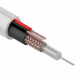 Кабель для видеонаблюдения КВК-В-1,5+2*0,75мм2, белый (200м/бухта) REXANT (1/1)