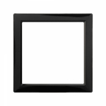 Рамка 1-пост. цвет черный глянцевый, пластик DKC