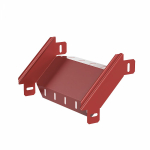 Угол д/листового кабель.лотка 90° вертикально ниспадающий (внешний) без соединит. разъема сталь ПРОМРУКАВ