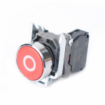 Кнопка SB4 в сборе модульная 22мм красная металл 1НЗ с маркировкой "О"