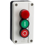 Кнопочный пост NP2-B363, 3 кнопками 1НО+1НЗ  CHINT (1)