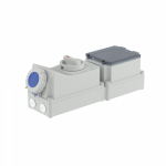 Розетка настенная с механической блокировкой и DIN-рейкой на 6 модулей IP67 16А 2P+E 230В Розетка настенная с механической блокировкой и DIN-рейкой на 6 модулей IP67 16А 2P+E 230В