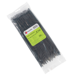 Хомут кабельный (стяжка) 250ммx3.5мм с внутр. зубчатым зацеплением пластик черный макс.d охвата65мм Fortisflex