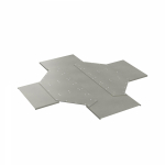 Крышка на ответвитель Х-образный горизонтальный осн.750, стеклопластик