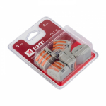 Клемма СМК 222-413 блистер (5шт) EKF Клемма СМК 222-413 блистер (5шт) EKF