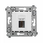 Накладка/вставка HDMI с/у пластик белый DKC Avanti Накладка/вставка HDMI с/у пластик белый DKC Avanti