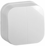 Выключатель 2кл о/у белый IP20 ВС20-2-0-ХБ GLORY IEK (1/36/432) Выключатель 2кл о/у белый IP20 ВС20-2-0-ХБ GLORY IEK (1/36/432)