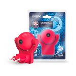 Ночник светодиод 0,5Вт 220-240V розовый с фиксированной проекцией и датчиком освещённости MOOD Gauss 1/50