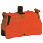 Контактный блок с клеммным безвинтовым зажимом, нормально-замкнутый Контактный блок с клеммным безвинтовым зажимом, нормально-замкнутый