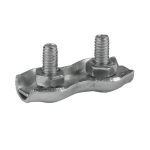 Зажим для троса 3мм двойной Duplex EKF Зажим для троса 3мм двойной Duplex EKF