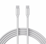 Кабель Type-C - Type-C 3A/1m/PVC/white/REXANT