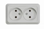 Розетка 2гн без З/К о/у белый 16А IP20 7102-W Bolleto IN HOME (1/10/200) Розетка 2гн без З/К о/у белый 16А IP20 7102-W Bolleto IN HOME (1/10/200)