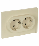 Розетка 2гн с З/К шторки с/у ваниль безвинт.клем 16А FP423 FORTE&PIANO IEK (1/10/100) Розетка 2гн с З/К шторки с/у ваниль безвинт.клем 16А FP423 FORTE&PIANO IEK (1/10/100)