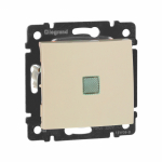 Выключатель 1кл с подсв с/у крем механизм Valena Legrand (1/10/100)