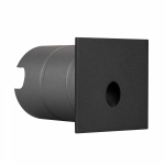 Светильник LT-GAP-S70x70-3W Warm3000 (BK, 30deg, 230V) (ARL, IP65 Металл, 3 года)