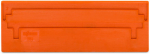 Разделитель, защелкивающ-ся 2мм цвет оранжевый Wago