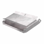 Угол д/листового кабель.лотка 45° вертикально ниспадающий без соединит. разъема сталь светло-серый ПРОМРУКАВ